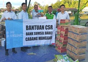 Bank Sumsel Babel Peduli Korban Banjir Belitung Timur